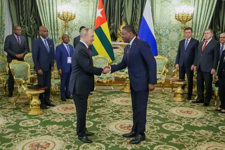  Rencontre bilatérale Gnassingbé -Poutine : satisfaction partagée